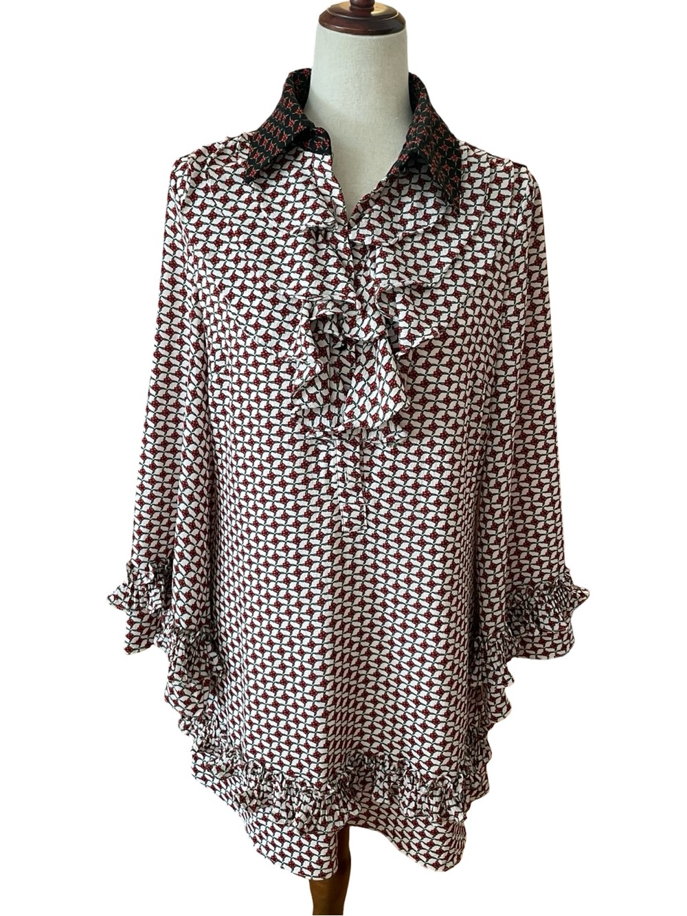 SISTER JANE PATTERNED RUFFLE DRESS - Picture 2 of 12
